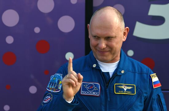 Launch of Soyuz-FG carrier rocket with Soyuz MS-08 spacecraft from Baikonur Space Center