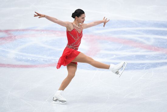 Figure skating. World Championships. Women. Short program