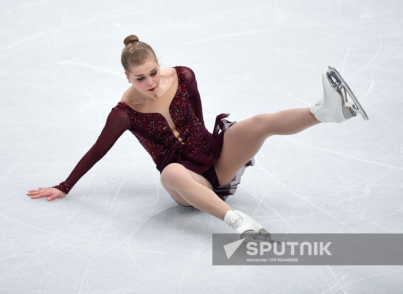 Figure skating. World Championships. Women. Short program