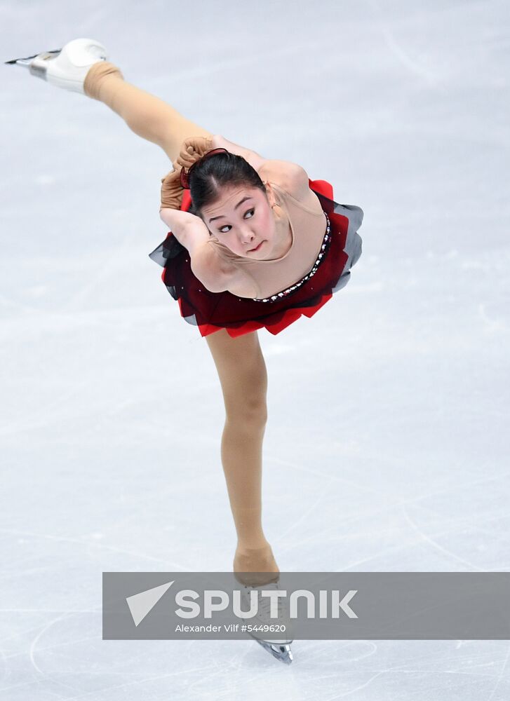 Figure skating. World Championships. Women. Short program