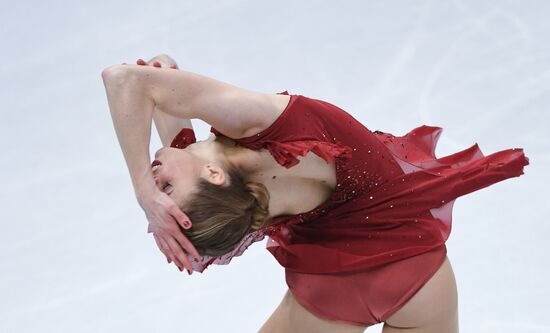Figure skating. World Championships. Women. Short program
