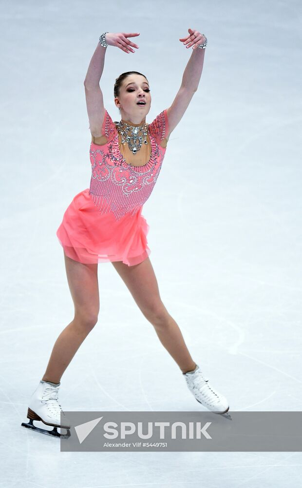 Figure skating. World Championships. Women. Short program