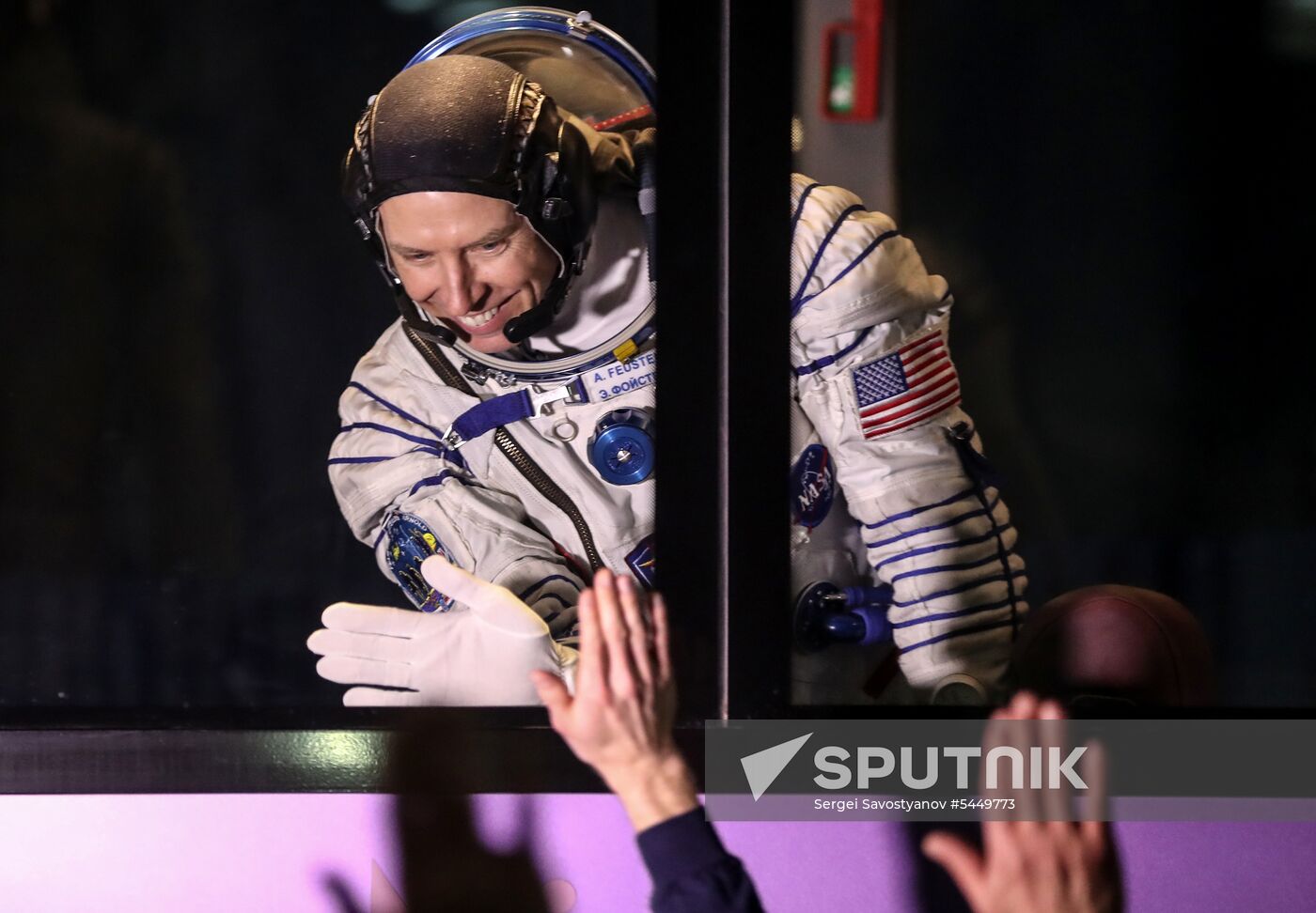 Launch of Soyuz-FG carrier rocket with Soyuz MS-08 spacecraft from Baikonur Space Center