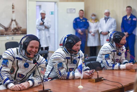 Launch of Soyuz-FG carrier rocket with Soyuz MS-08 spacecraft from Baikonur Space Center