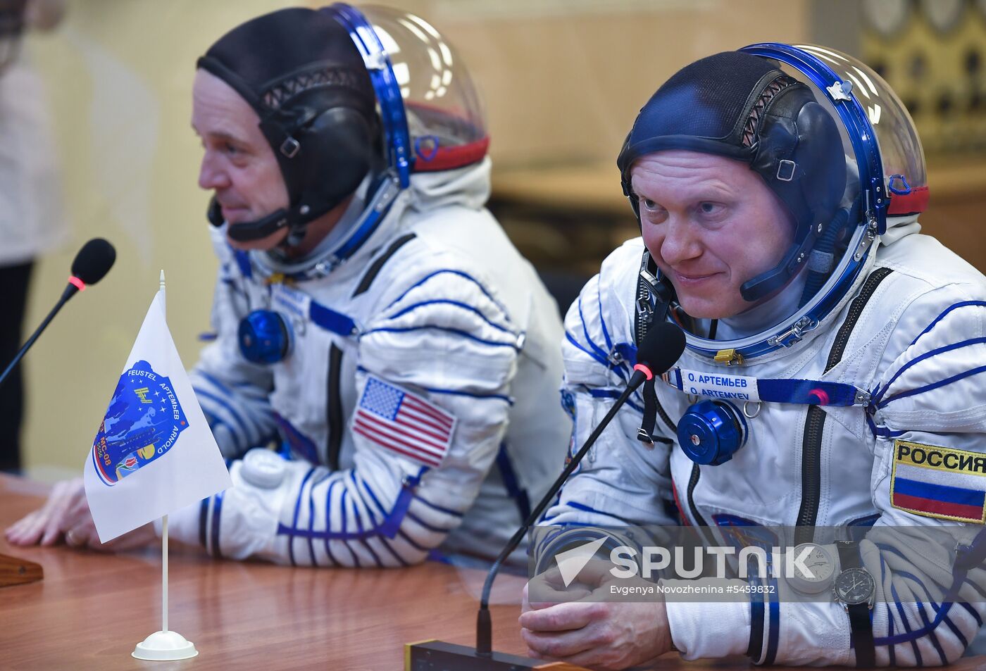 Launch of Soyuz-FG carrier rocket with Soyuz MS-08 spacecraft from Baikonur Space Center