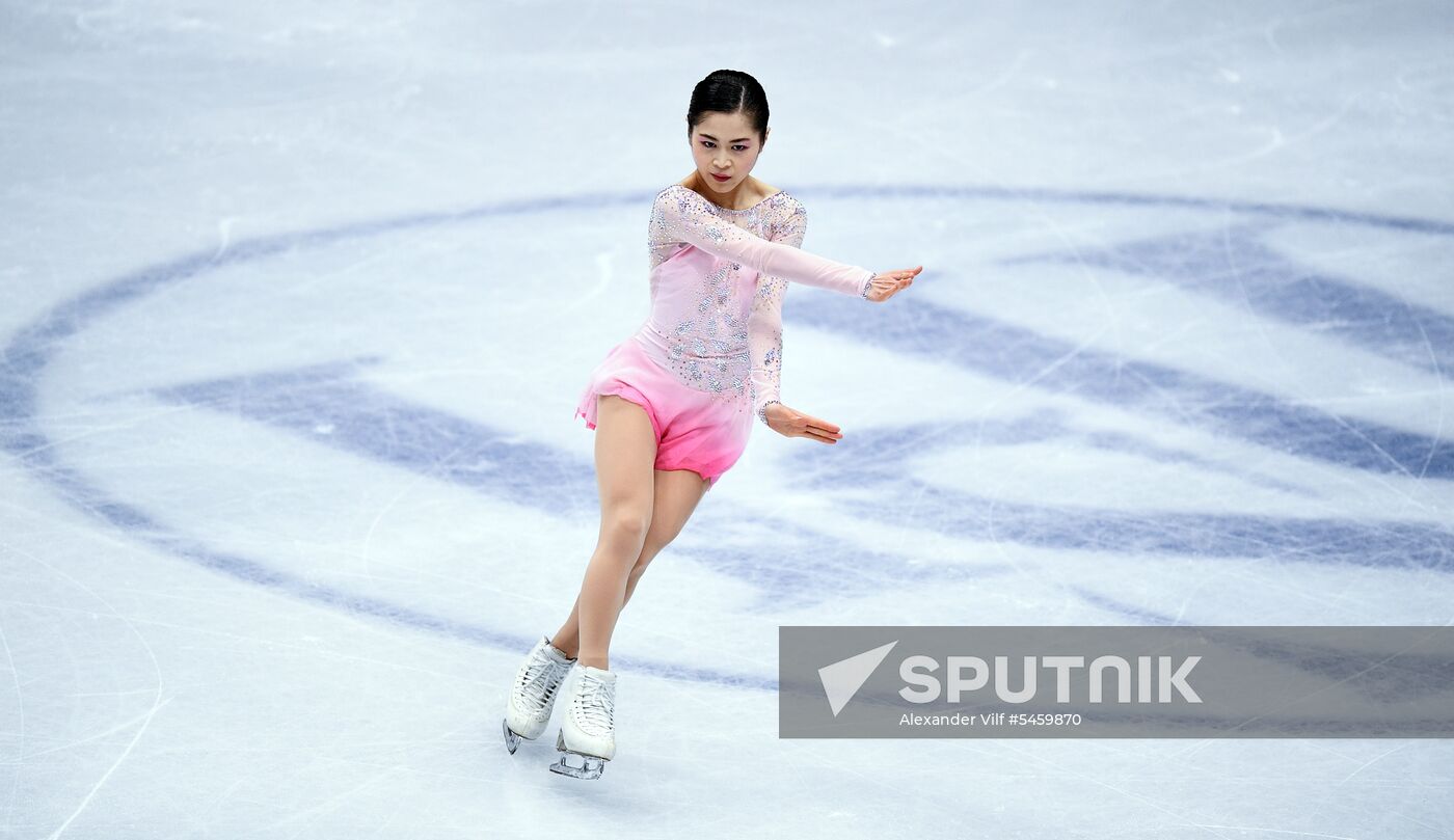 Figure skating. World Championships. Women. Short program