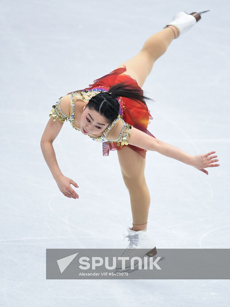 Figure skating. World Championships. Women. Short program
