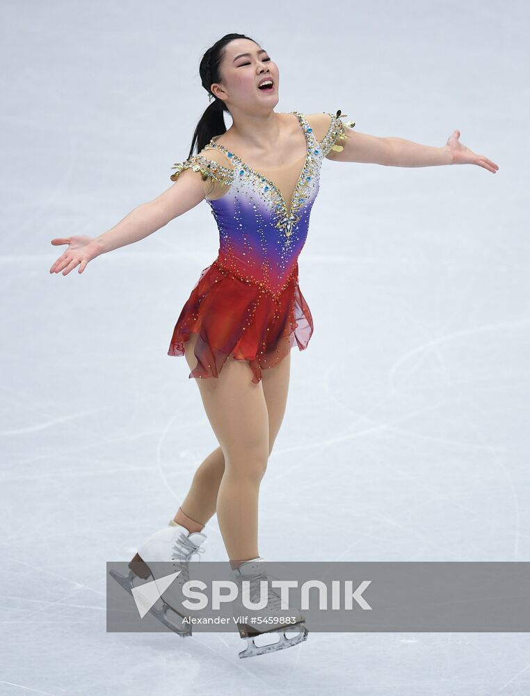 Figure skating. World Championships. Women. Short program