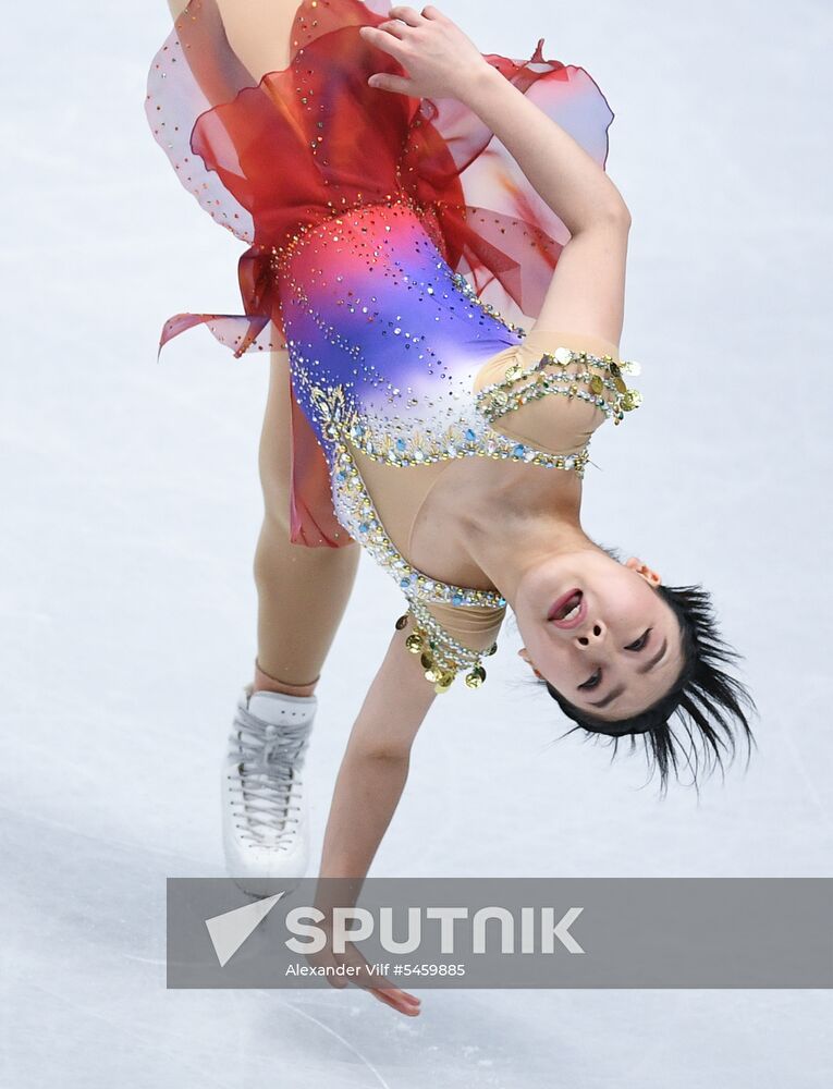 Figure skating. World Championships. Women. Short program