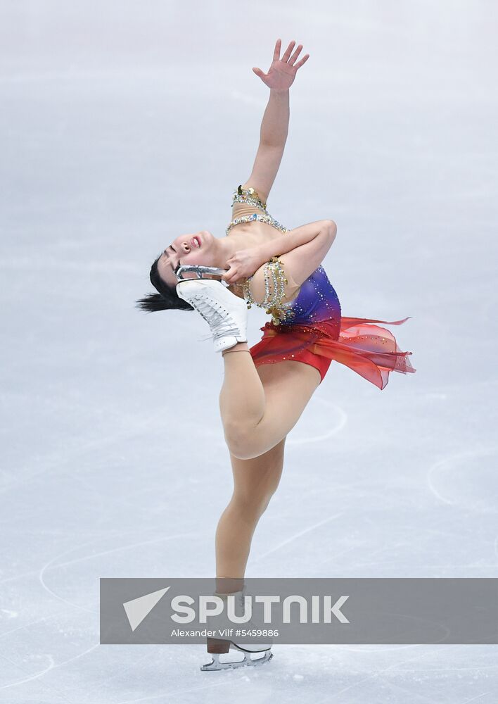 Figure skating. World Championships. Women. Short program