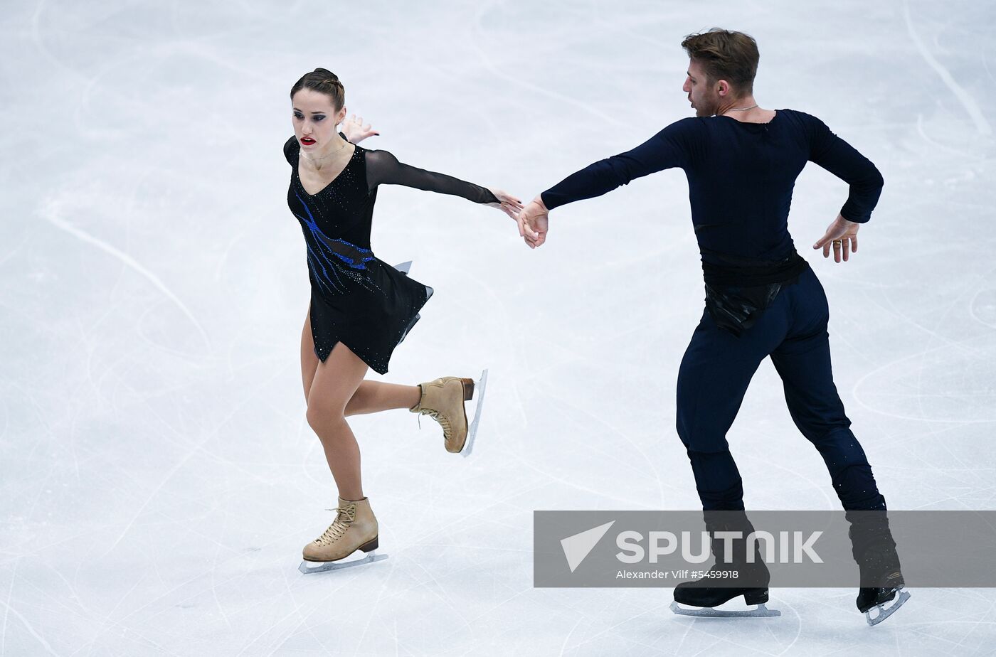 Figure skating. World Championships. Pairs. Short program