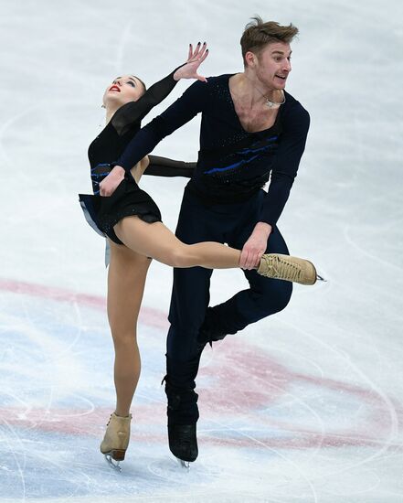 Figure skating. World Championships. Pairs. Short program