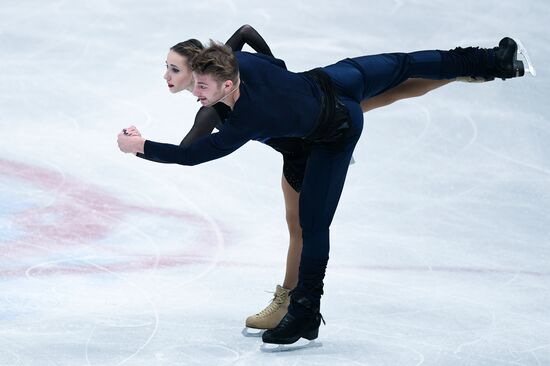 Figure skating. World Championships. Pairs. Short program