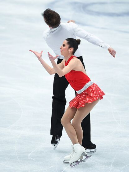 Figure skating. World Championships. Pairs. Short program