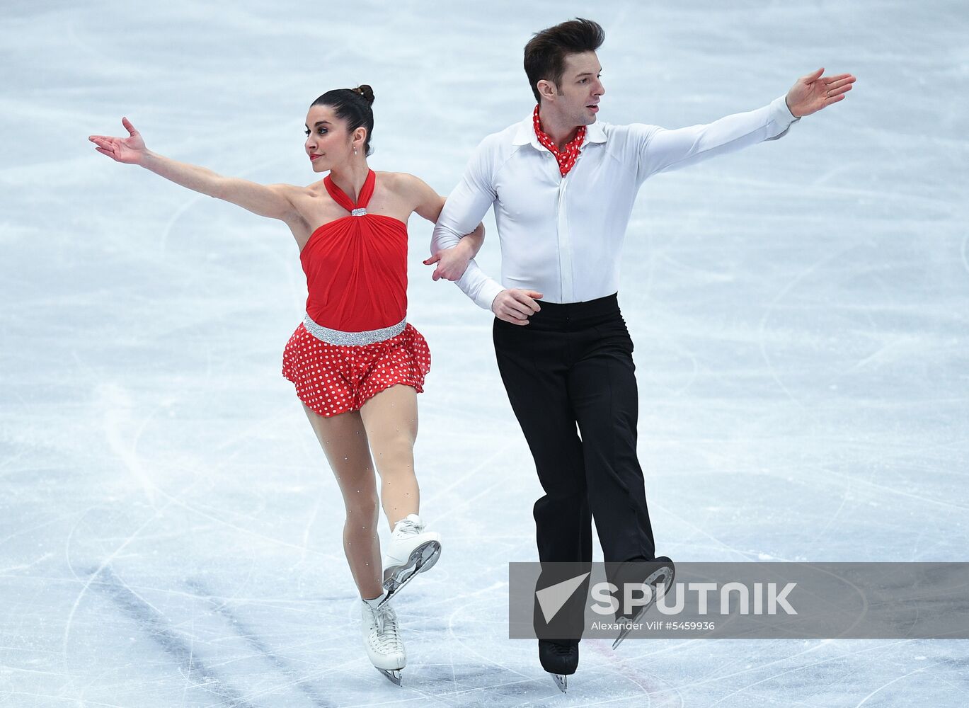 Figure skating. World Championships. Pairs. Short program