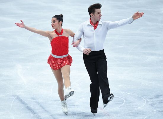Figure skating. World Championships. Pairs. Short program