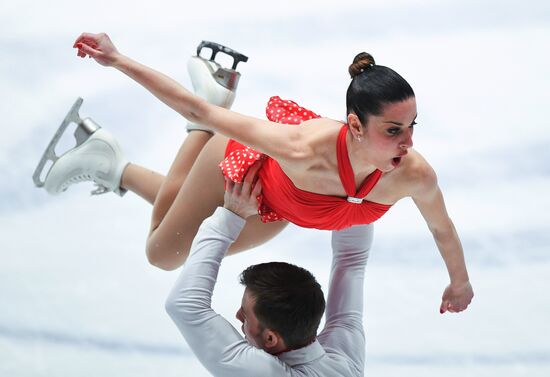 Figure skating. World Championships. Pairs. Short program