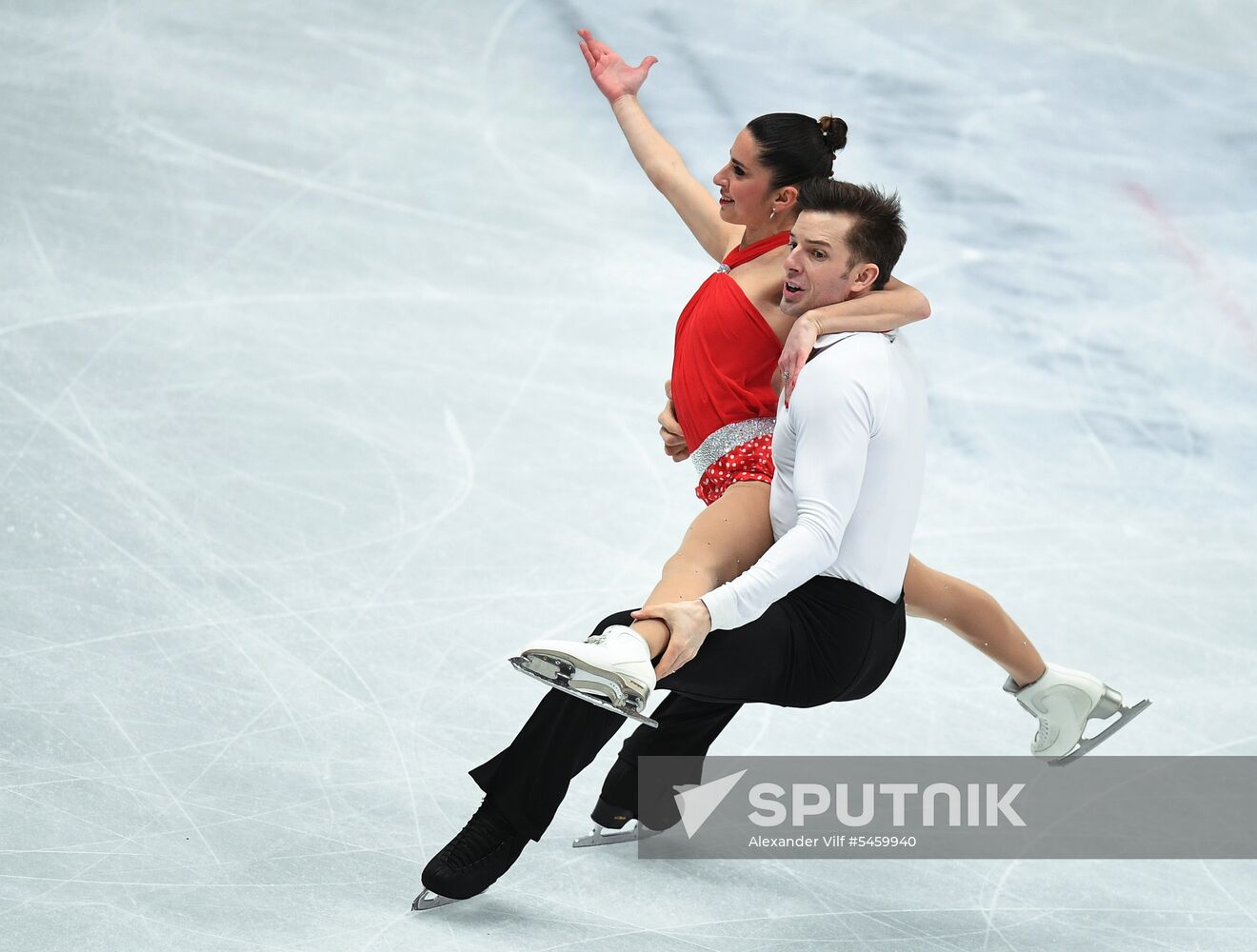 Figure skating. World Championships. Pairs. Short program