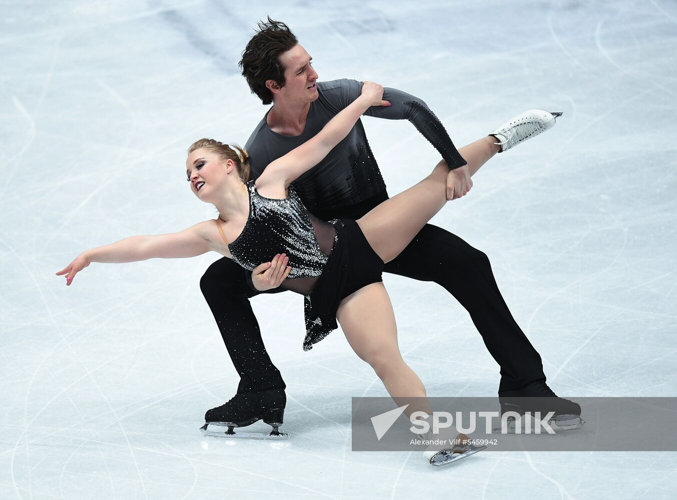 Figure skating. World Championships. Pairs. Short program