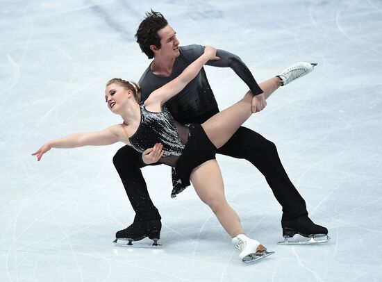 Figure skating. World Championships. Pairs. Short program