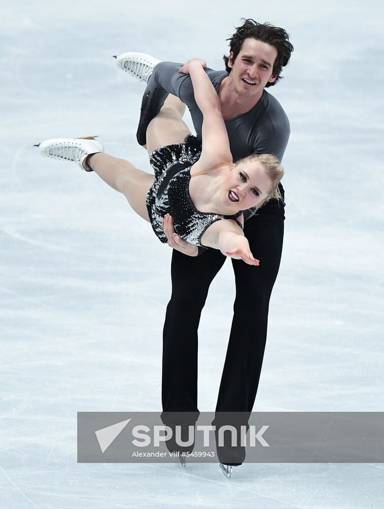 Figure skating. World Championships. Pairs. Short program