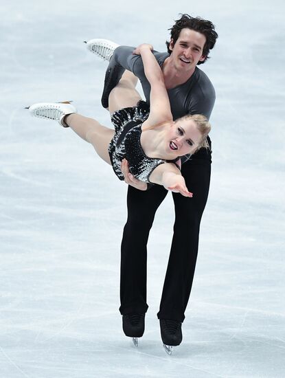 Figure skating. World Championships. Pairs. Short program