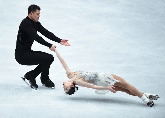 Figure skating. World Championships. Pairs. Short program