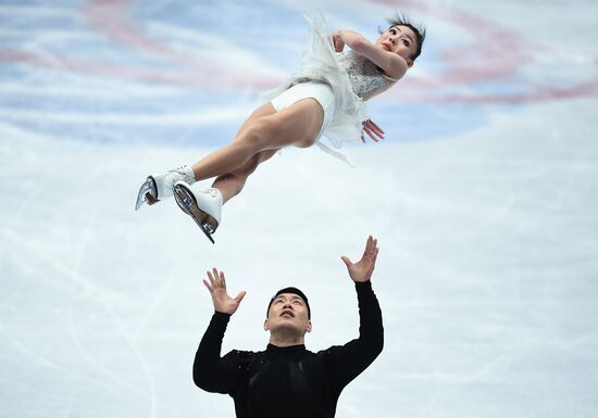 Figure skating. World Championships. Pairs. Short program