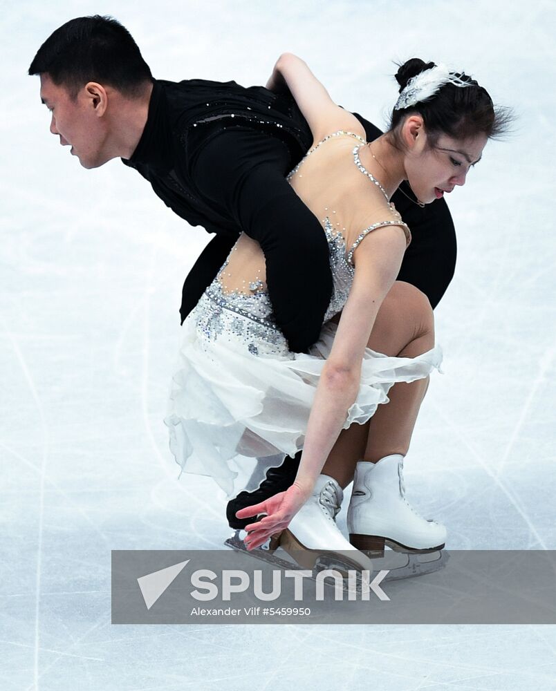 Figure skating. World Championships. Pairs. Short program