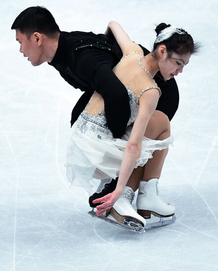Figure skating. World Championships. Pairs. Short program