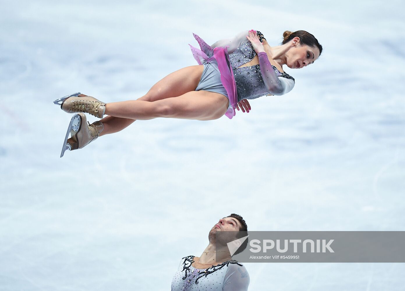 Figure skating. World Championships. Pairs. Short program