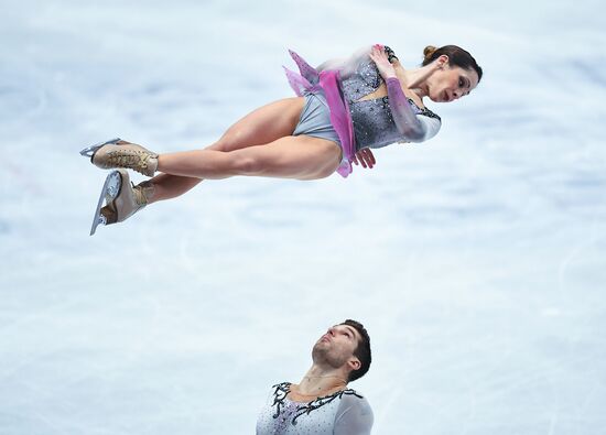 Figure skating. World Championships. Pairs. Short program