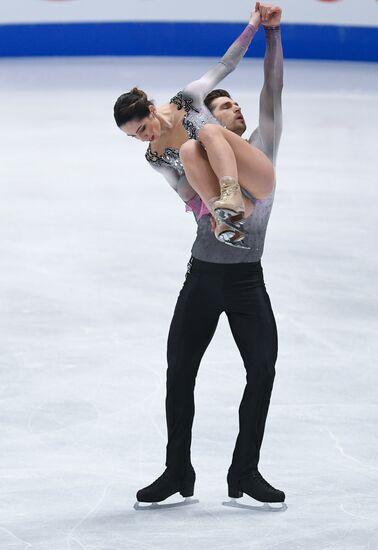 Figure skating. World Championships. Pairs. Short program