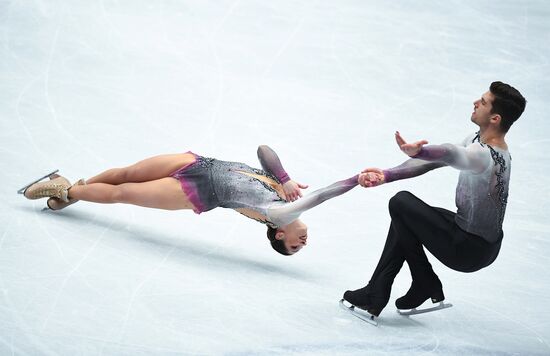 Figure skating. World Championships. Pairs. Short program