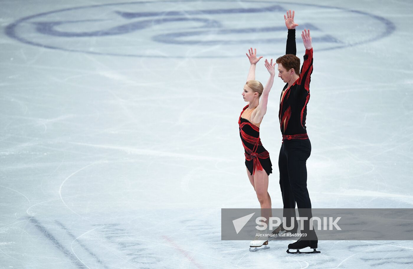 Figure skating. World Championships. Pairs. Short program