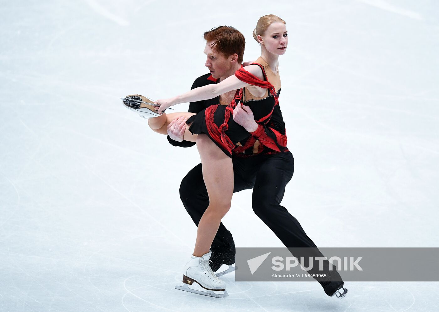 Figure skating. World Championships. Pairs. Short program