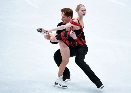 Figure skating. World Championships. Pairs. Short program