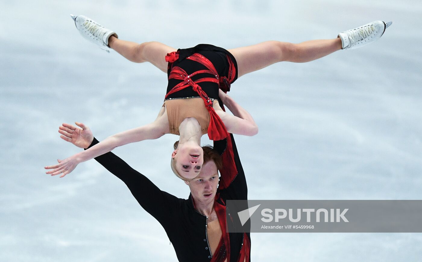 Figure skating. World Championships. Pairs. Short program