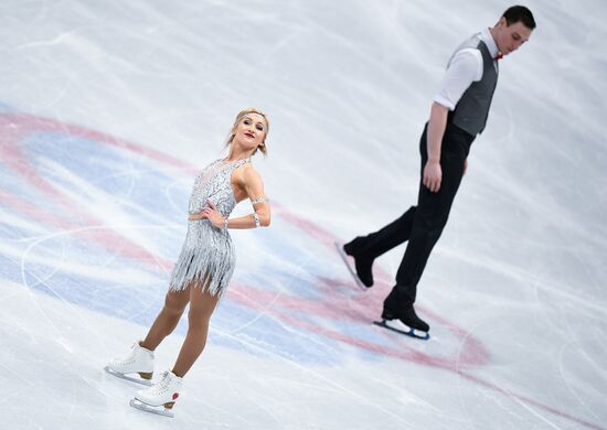 Figure skating. World Championships. Pairs. Short program