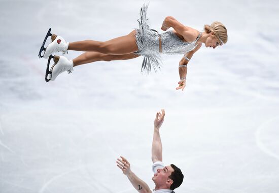 Figure skating. World Championships. Pairs. Short program