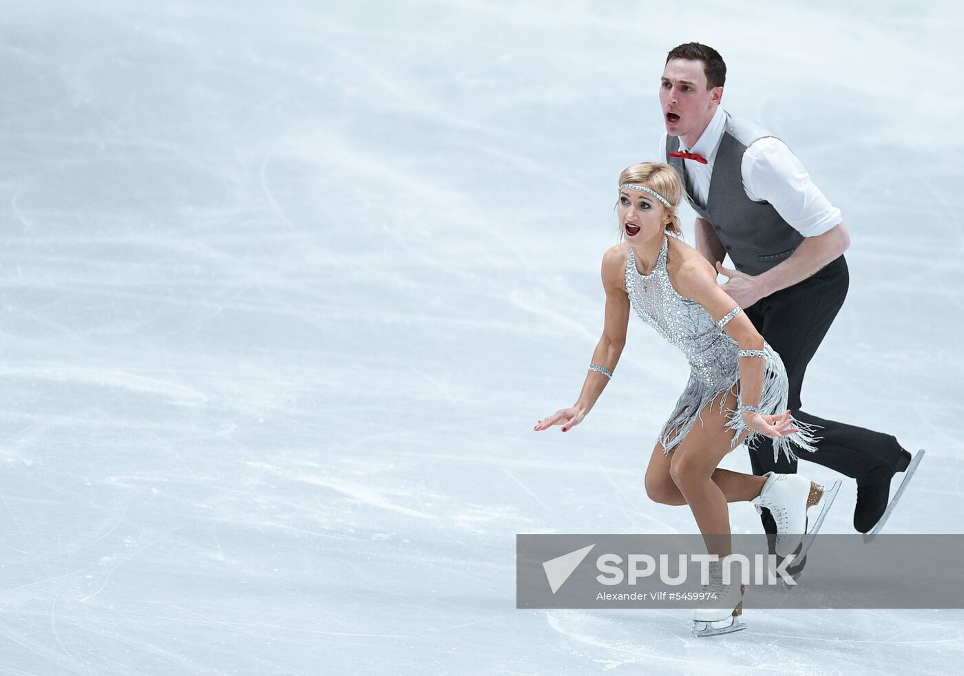 Figure skating. World Championships. Pairs. Short program