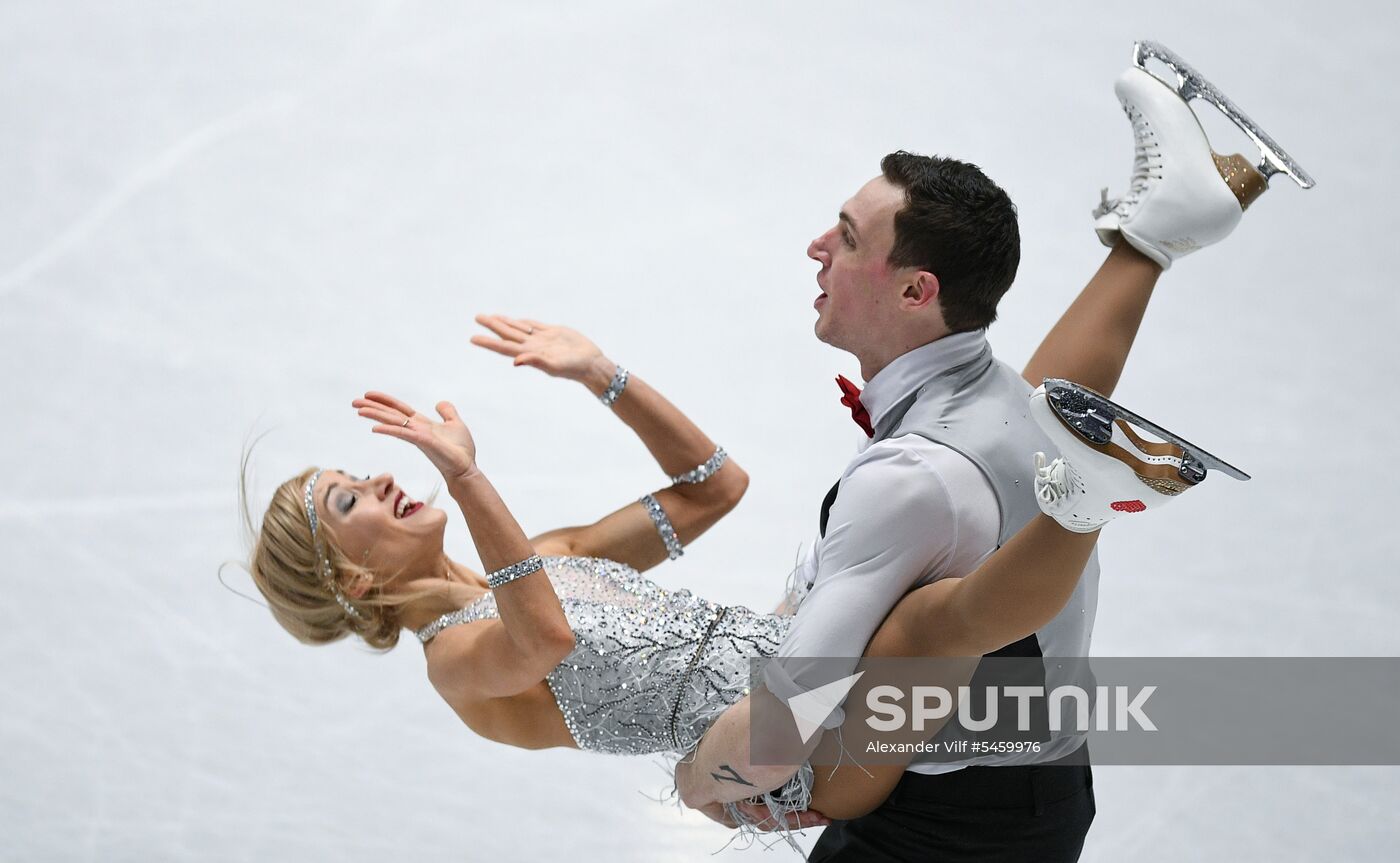 Figure skating. World Championships. Pairs. Short program