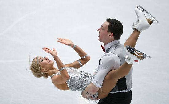 Figure skating. World Championships. Pairs. Short program