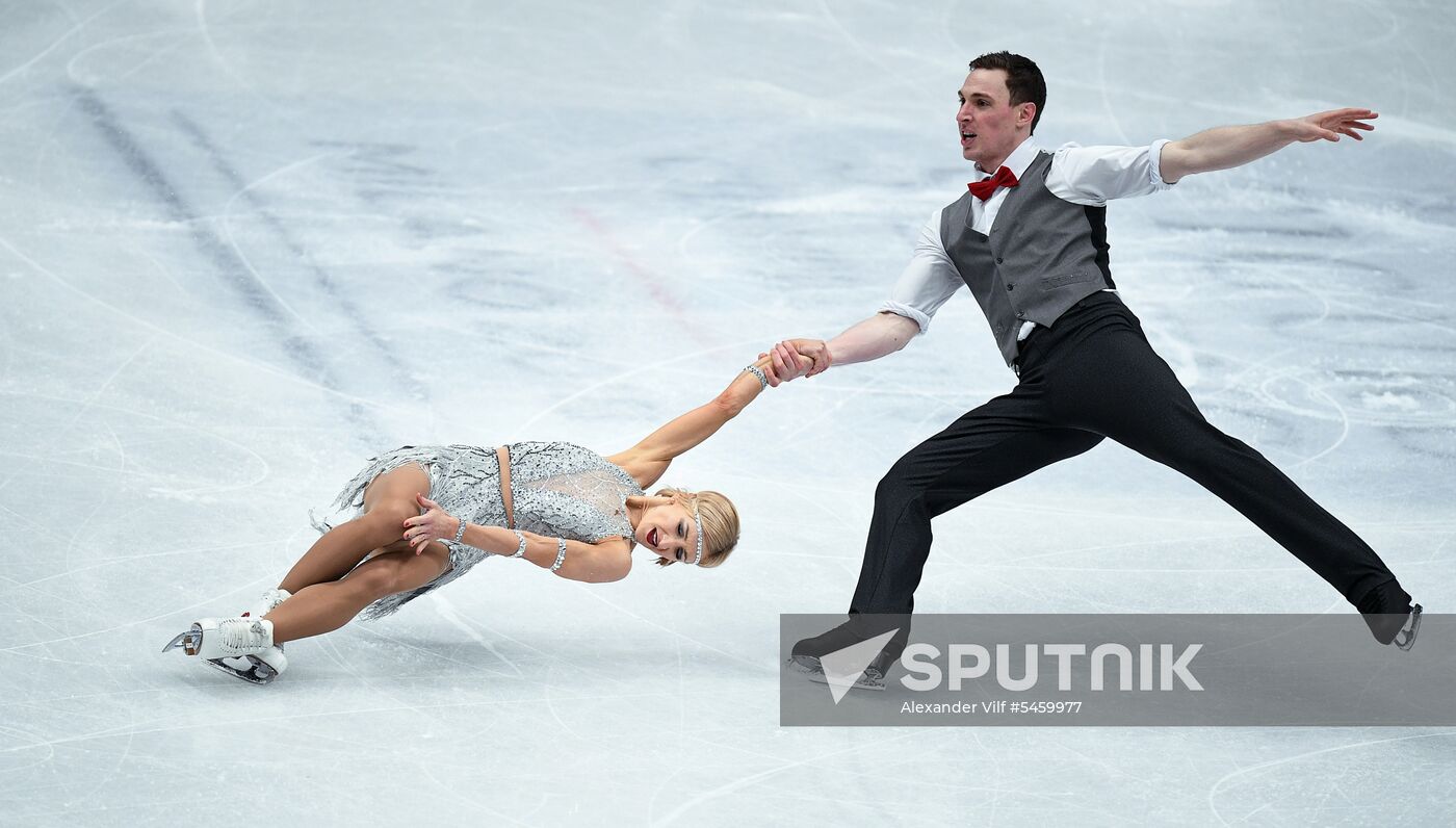 Figure skating. World Championships. Pairs. Short program