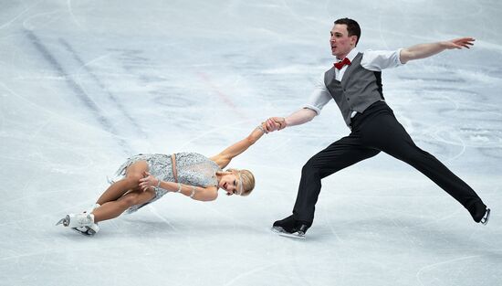 Figure skating. World Championships. Pairs. Short program
