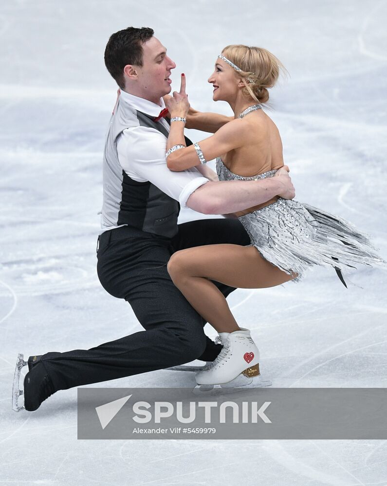 Figure skating. World Championships. Pairs. Short program