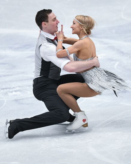 Figure skating. World Championships. Pairs. Short program