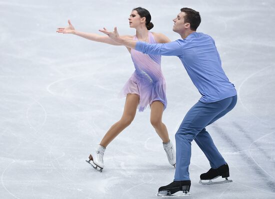Figure skating. World Championships. Pairs. Short program