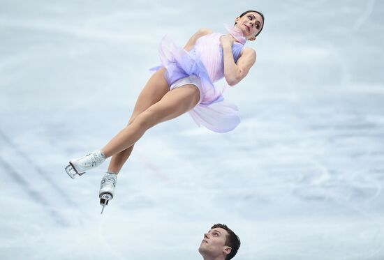 Figure skating. World Championships. Pairs. Short program