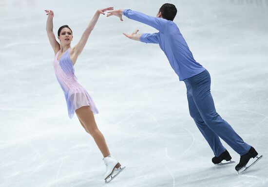 Figure skating. World Championships. Pairs. Short program